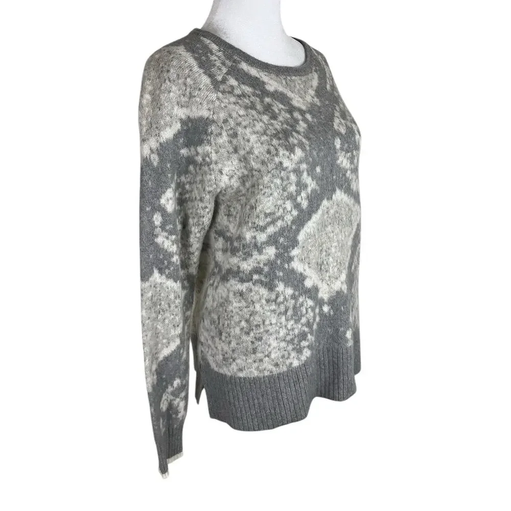 Woolovers Mono Abstract Knitwear Sweater Cotton Cashmere Minimalist Size Small - Picture 5 of 9